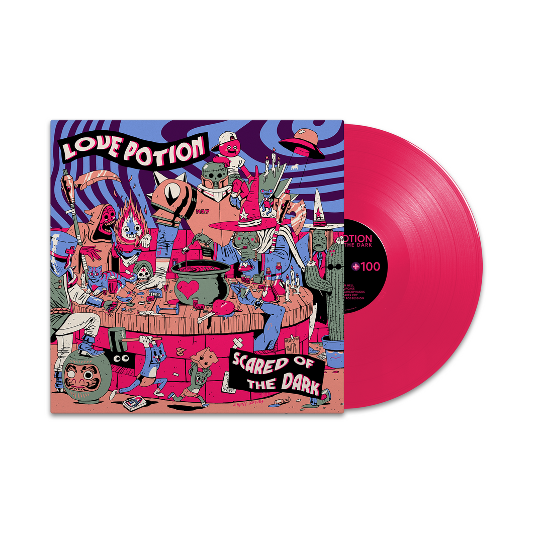 Love Potion - Scared Of The Dark - Hot Pink Vinyl